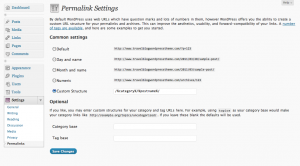 Permalink Settings